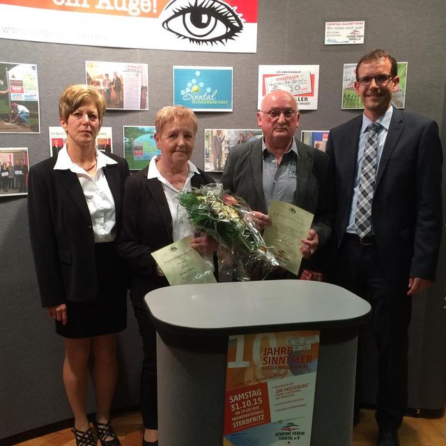 Ehrenurkunde für Reinhold Wald