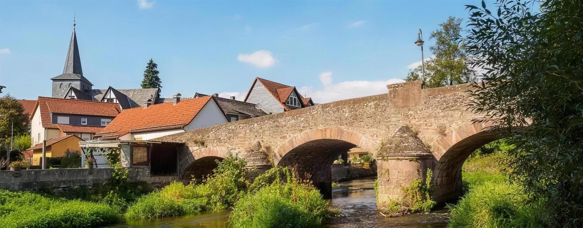Die alte Sinnbrücke in Altengronau